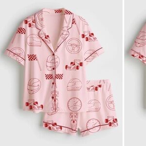 Pajamashare Satin Racing Pajamas!